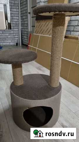 Домик для кошки с когтеточкой Воркута - изображение 1