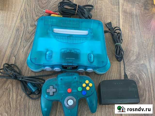 Nintendo 64 Aqua Blue Владивосток - изображение 1