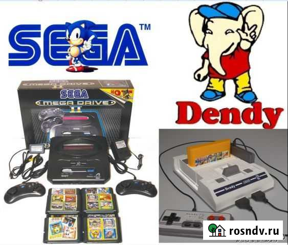 Sega Mega Drive 2 сега мега драйв 2 Dendy Junior Электросталь - изображение 1