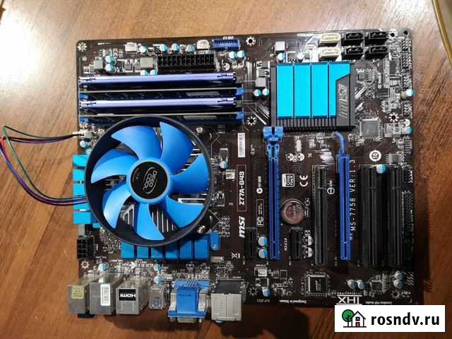 Комплект MSI Z77A-G43, проц i7-2600k, DDR3 16 гб Калуга - изображение 1