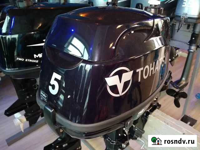 Новый лодочный мотор 4-х тактный Tohatsu MFS 5 Томск - изображение 1