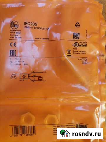 Индуктивный датчик IFC205 Оренбург - изображение 1