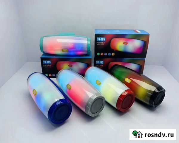 Колонка блютуз T&G 165 светящаяся Великий Новгород - изображение 1