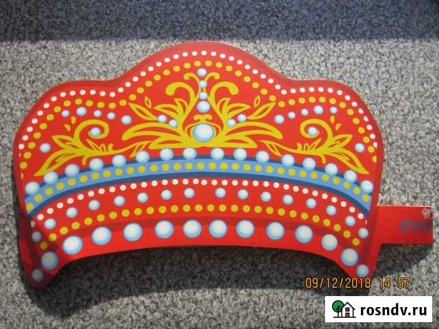 Кокошник-ободок картонный с Московских сезонов Находка - изображение 1