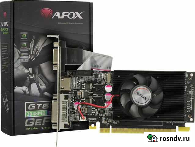 Новая видеокарта afox GeForce GT 610 AF610-2048 Тула - изображение 1