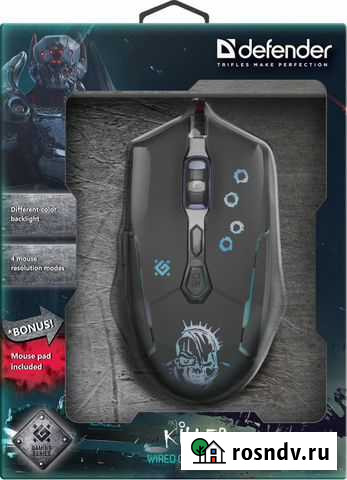 Defender Killer GM-170L оптика,7кнопок,800-3200dpi Уфа - изображение 1