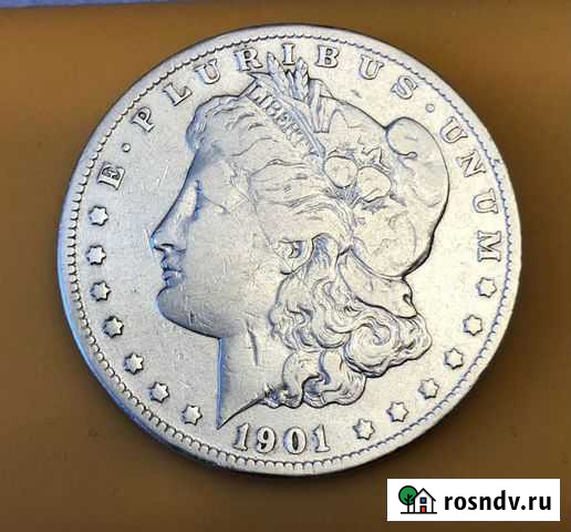 Монеты. Доллары США. Серебро. 1901 года Череповец - изображение 1