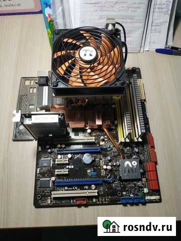 Asus p5e+q9300 (4ядра) +4gb+куллер Ульяновск - изображение 1