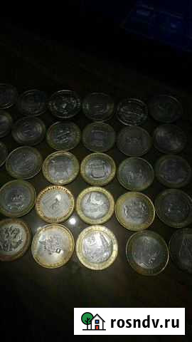 Монеты 10 руб. биметалл Обнинск - изображение 1