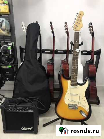 Электро-гитара+комбоусилитель+чехол Челябинск - изображение 1