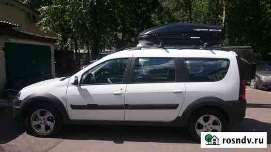Автобокс на крышу Terra Drive 440 черного цвета Самара