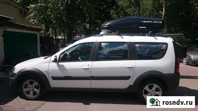 Автобокс на крышу Terra Drive 440 черного цвета Самара - изображение 1