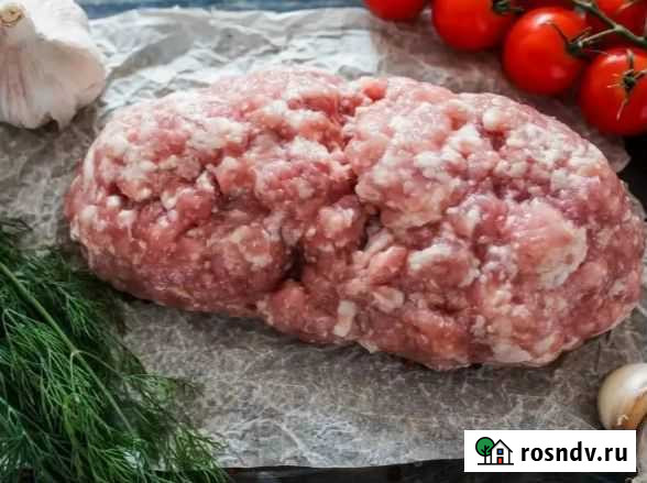 Продукты питания. Фарш свиной Полысаево - изображение 1
