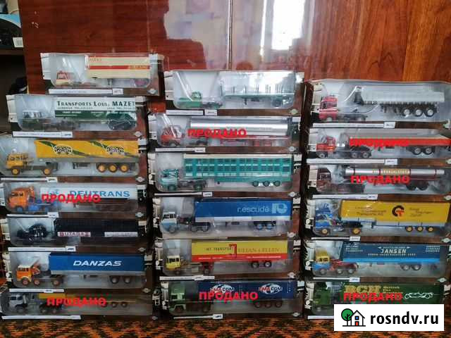 Модель грузовика тягач с прицепом 1/43 Altaya Омск - изображение 1