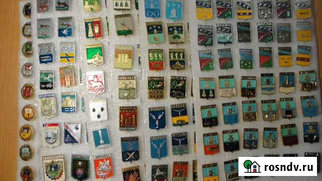 Значки Гербы городов 306 шт Дзержинск - изображение 1