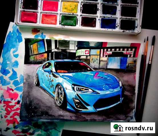 Картины авто на заказ Чебоксары - изображение 1