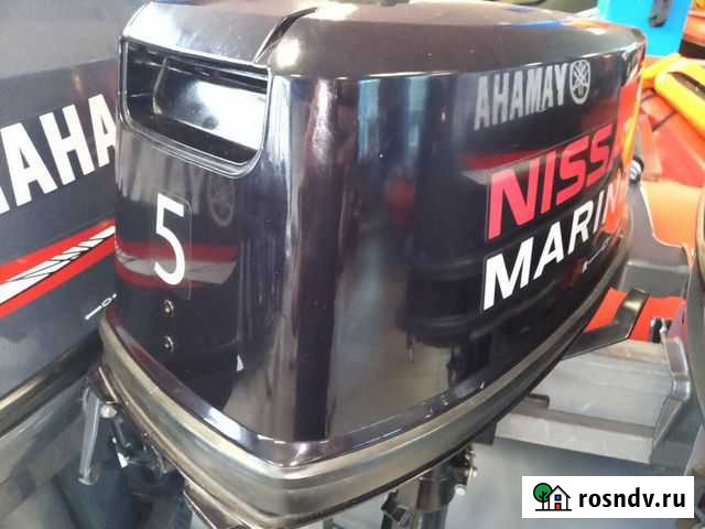 Лодочный мотор Ниссан 5 л.с Новосибирск - изображение 1