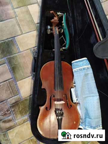 Скрипка C. A. Wunderlich Siebenbrunn Volgt. 1854г Омск - изображение 1