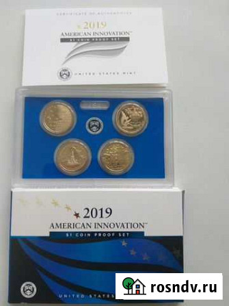 1 доллар США 2019 Набор инновации пруф proof Самара - изображение 1