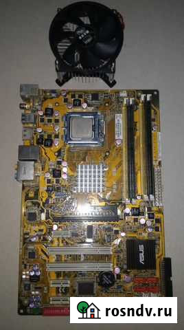 Комплект LGA775 asus P5K SE+Pentium E6600+2Гб DDR2 Брянск - изображение 1