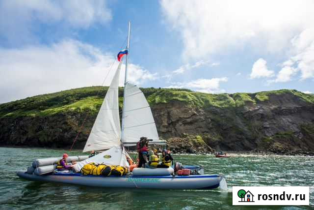 Продается разборный парусный катамаран ск-28 Южно-Сахалинск - изображение 1