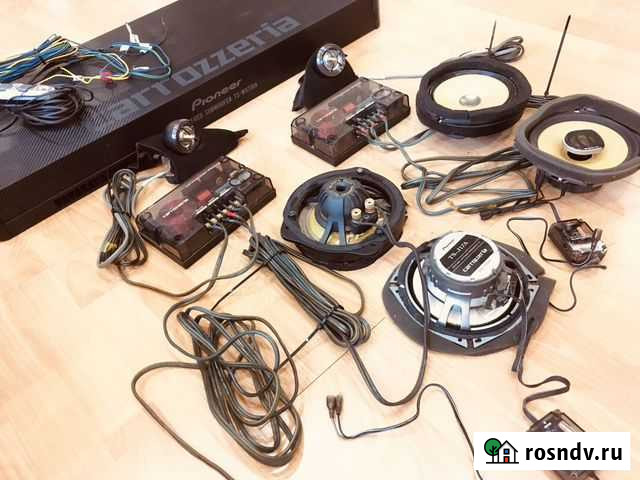 Динамики в круг саб carrozzeria 200W из Japan Новосибирск - изображение 1