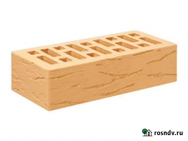 Кирпич Оскольский фактурный солома Алексеевка - изображение 1