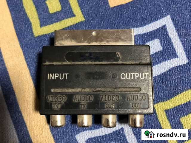 Переходник scart 4rsa g для телевизора Челябинск - изображение 1