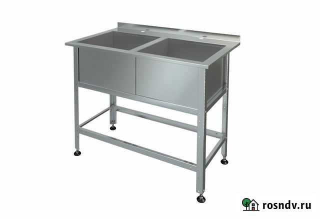 Ванна моечная двухсекционная с бортом Махачкала - изображение 1