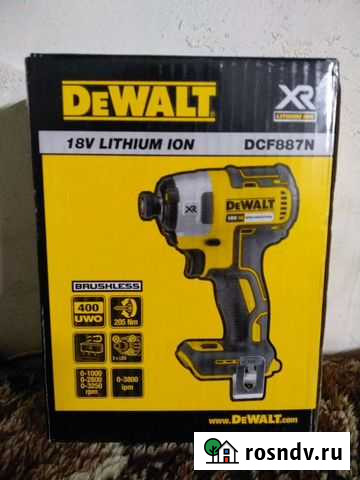 Dewalt 887 новый импульсный шуроповерт винтоверт Фурманов - изображение 1