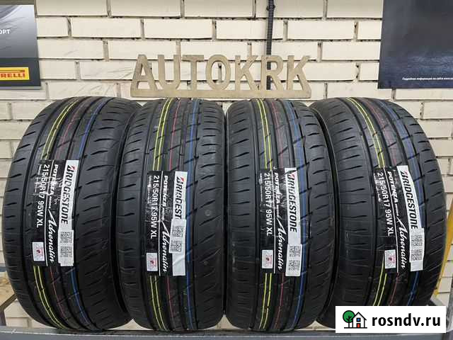 Bridgestone Potenza Adrenalin RE004 215/50 R17 95W 4шт Красноярск - изображение 1
