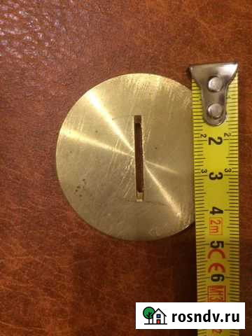 Бронзовая накладка для охотничьего ножа Вязники - изображение 1