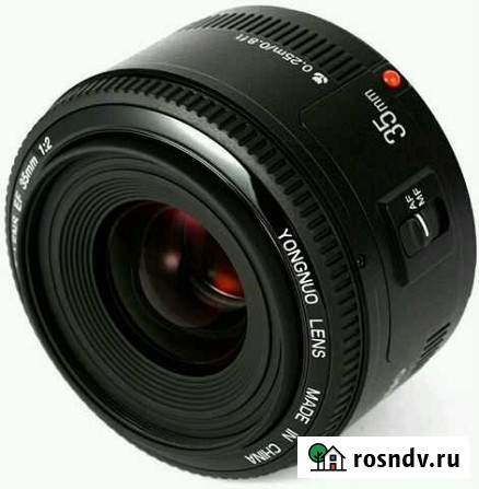 Объектив YN 35mm F2 Canon Омск - изображение 1