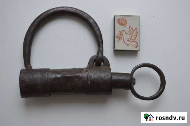 Старинный амбарный винтовой замок 19 века рабочий Чистополь - изображение 1