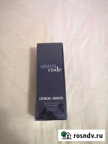 Armani Code туалетная вода 75 мл Дзержинск - изображение 1