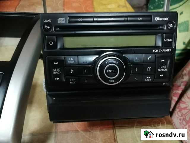 Магнитола сд с рамкой Ниссан х-трайл оригинал на 6 Калуга - изображение 1