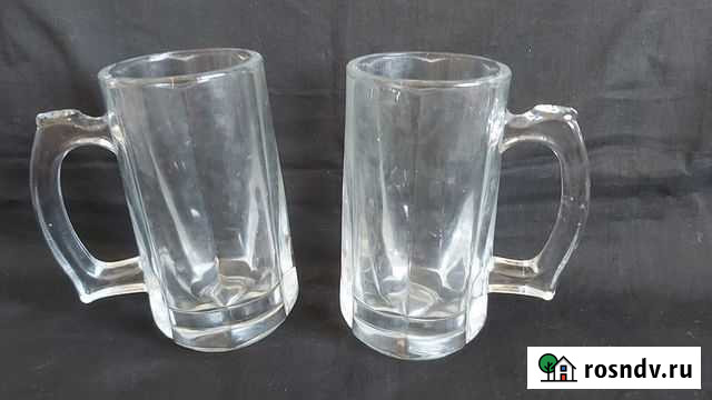 Кружки пивные, 2 шт.(стекло, Турция ) Бийск - изображение 1