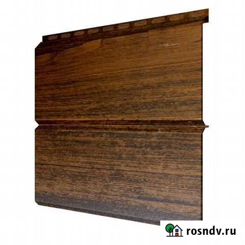 Сайдинг L-брус 15*240 текстур. Мореный дуб 0,5 мм Красный Сулин - изображение 1