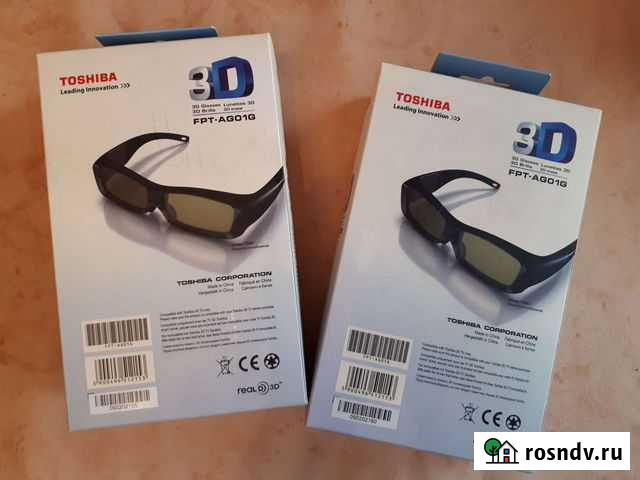 Новые 3D очки Toshiba fpt-ag01g Ижевск - изображение 1
