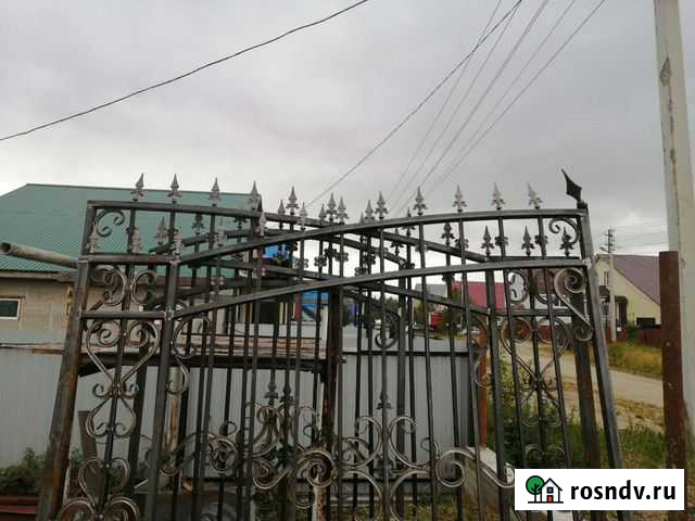Ворота с калиткой кованые металлические Югорск - изображение 1