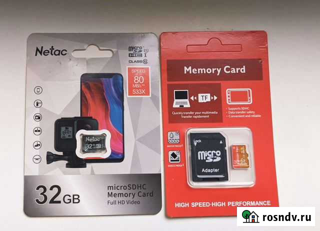 Карта памяти MicroSD 64 GB Краснодар - изображение 1