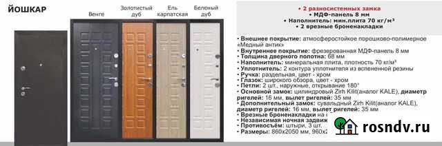 Дверь входная металлическая йошкар Тольятти - изображение 1