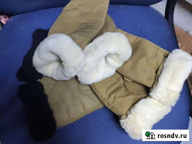 Верхонки (рукавицы овчина) СССР армейские Абакан - изображение 1