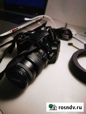 Зеркальный фотоаппарат Nikon d3200 Чебоксары - изображение 1