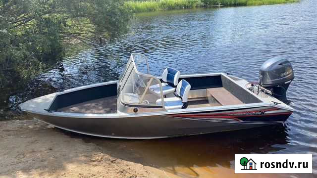 Комплект Windboat 45DCX + Yamaha F50hetl Череповец - изображение 1