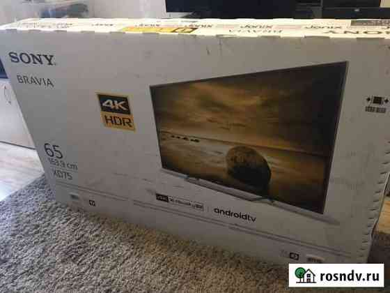 Sony 65 xd75 с разбитым экраном на запчасти Мурино