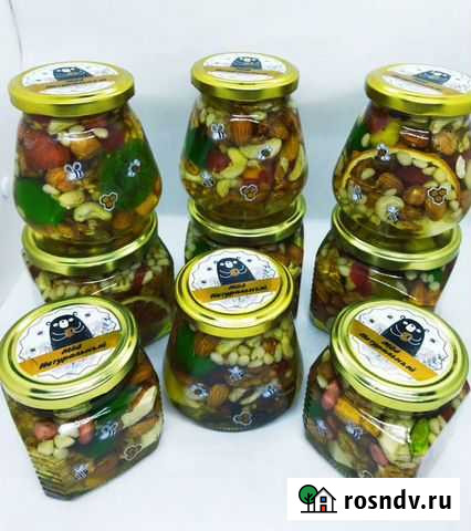 Орешки в меду белой акации. Доставка бесплатная Домодедово - изображение 1