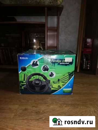 Руль с педалями - Defander Forsage Drift GT Рыбинск - изображение 1