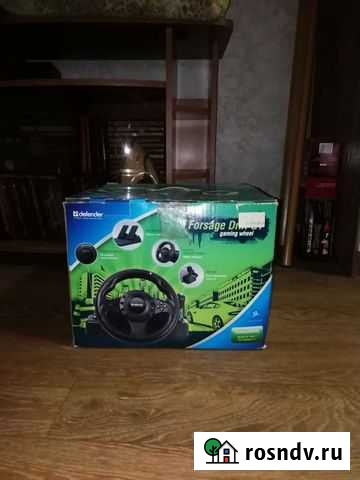 Руль с педалями - Defander Forsage Drift GT Рыбинск - изображение 1