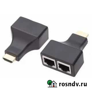 Hdmi удлинитель по UTP на 30 метров 8 pin Уфа - изображение 1
